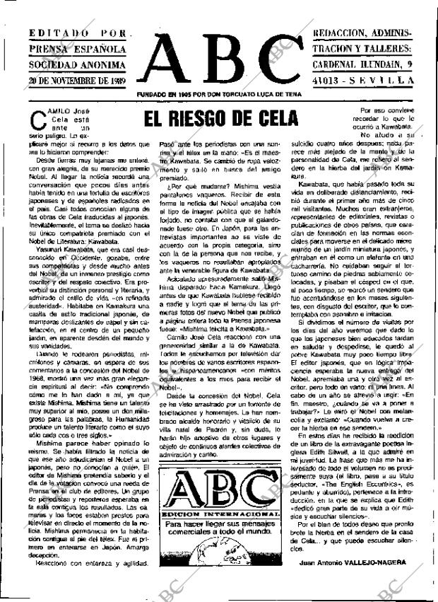 ABC SEVILLA 20-11-1989 página 3