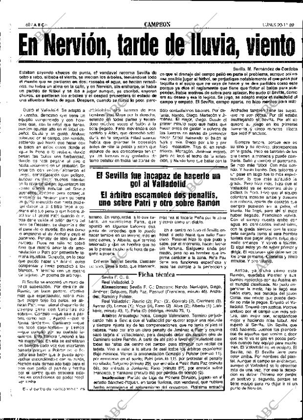 ABC SEVILLA 20-11-1989 página 60