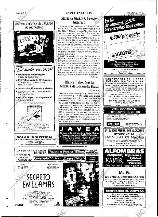 ABC MADRID 21-11-1989 página 106