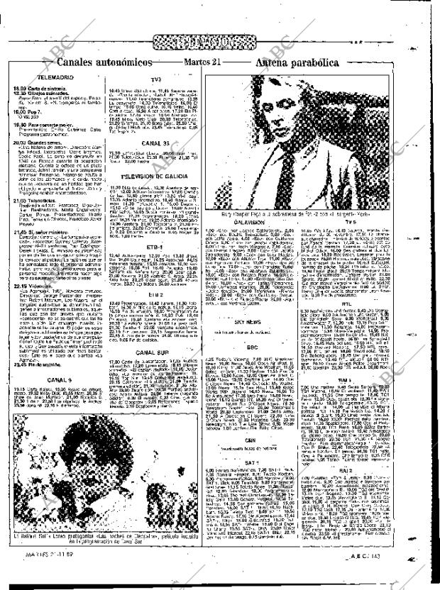 ABC MADRID 21-11-1989 página 143