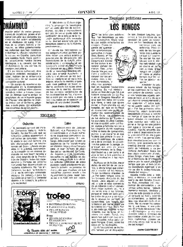 ABC MADRID 21-11-1989 página 21