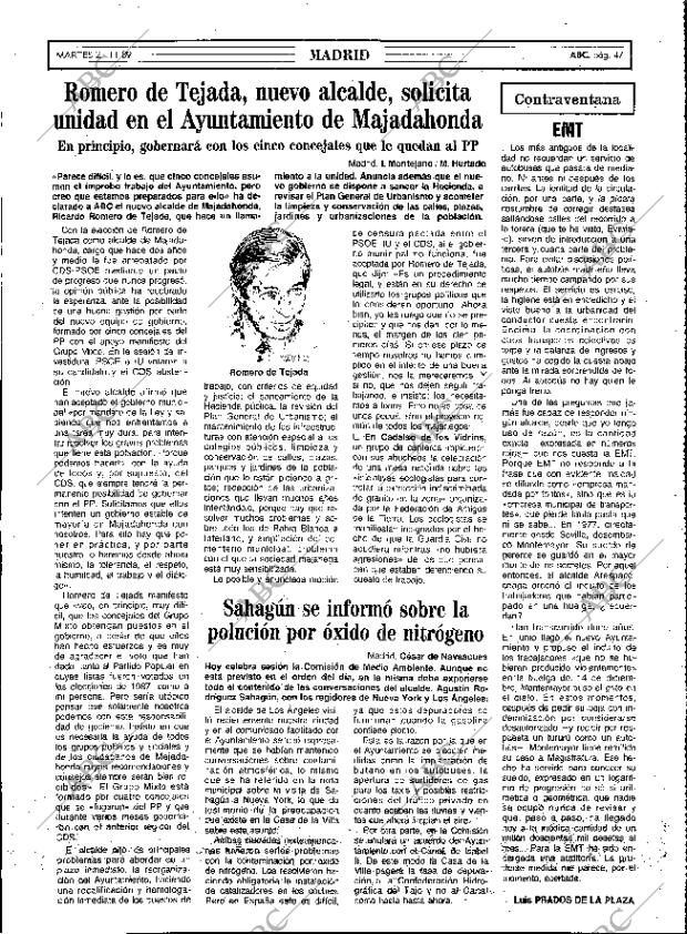 ABC MADRID 21-11-1989 página 47