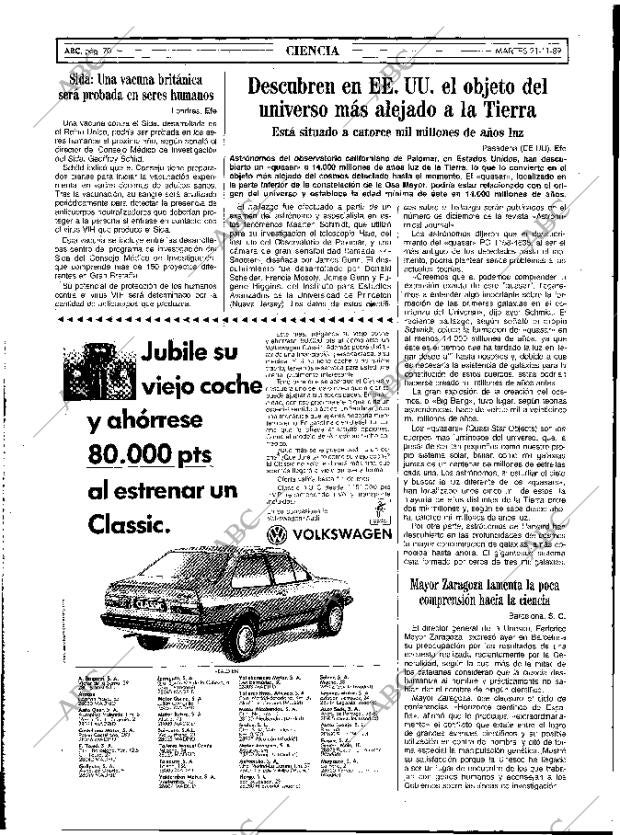 ABC MADRID 21-11-1989 página 70