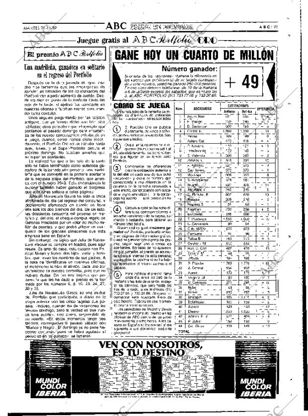ABC MADRID 21-11-1989 página 93