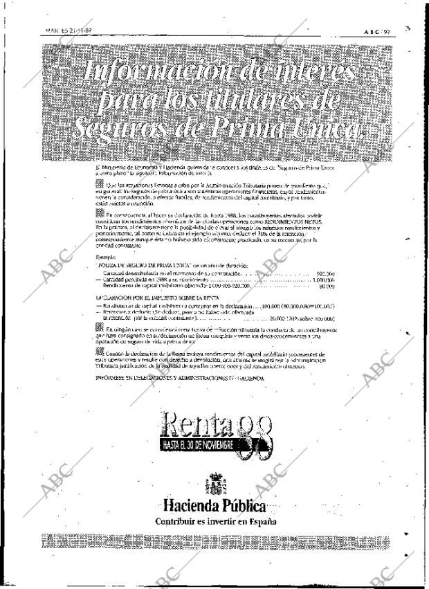 ABC MADRID 21-11-1989 página 99