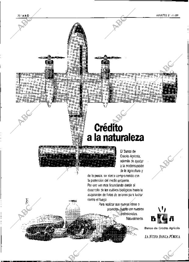 ABC SEVILLA 21-11-1989 página 72