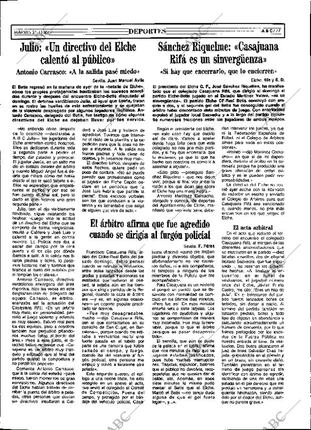 ABC SEVILLA 21-11-1989 página 77