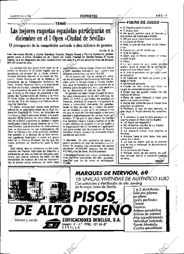 ABC SEVILLA 21-11-1989 página 79