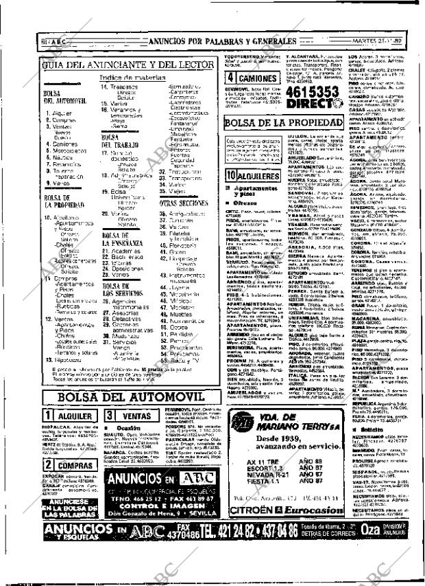 ABC SEVILLA 21-11-1989 página 88