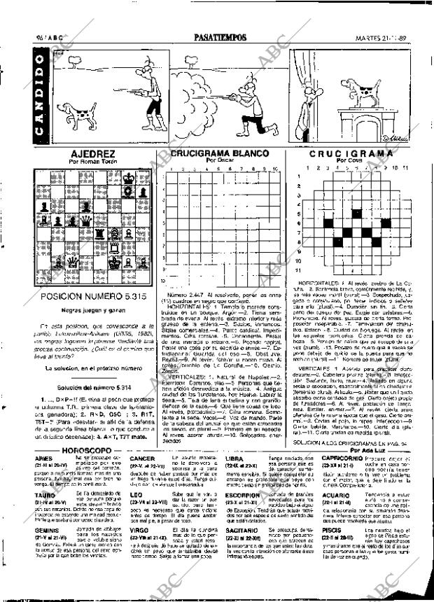 ABC SEVILLA 21-11-1989 página 96