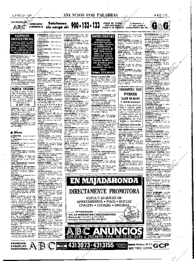 ABC MADRID 23-11-1989 página 119