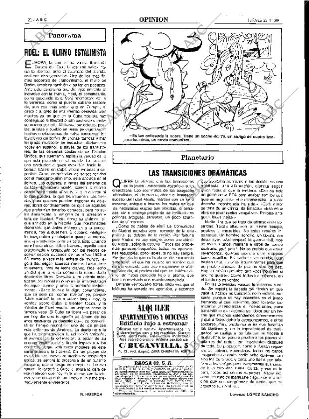 ABC MADRID 23-11-1989 página 22