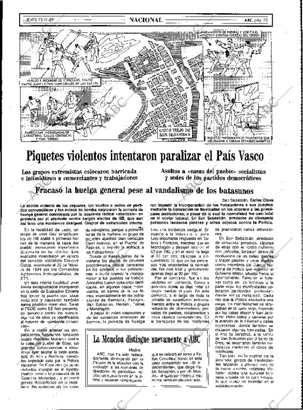 ABC MADRID 23-11-1989 página 23