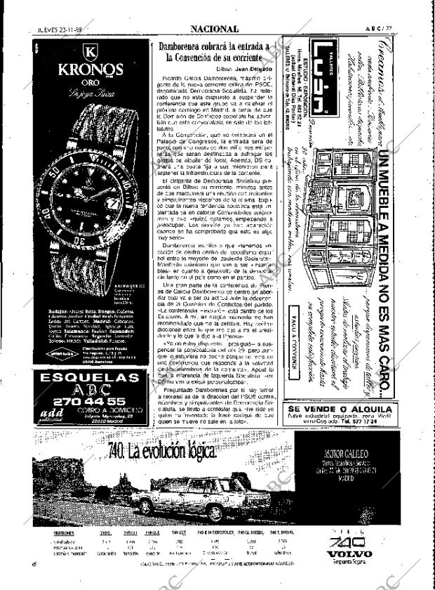ABC MADRID 23-11-1989 página 27