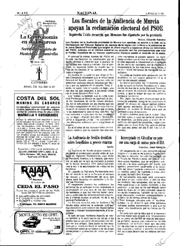 ABC MADRID 23-11-1989 página 28