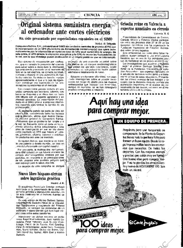 ABC MADRID 23-11-1989 página 53