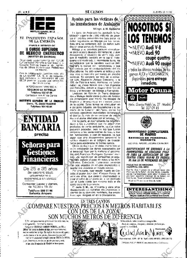 ABC MADRID 23-11-1989 página 88