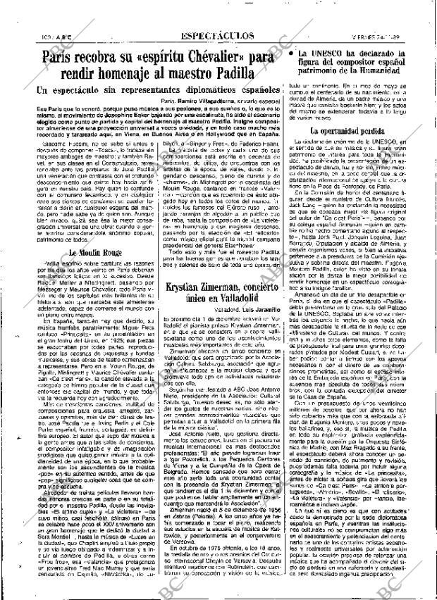 ABC MADRID 24-11-1989 página 100
