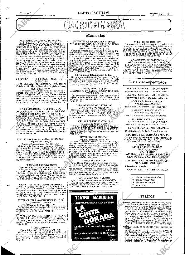 ABC MADRID 24-11-1989 página 102