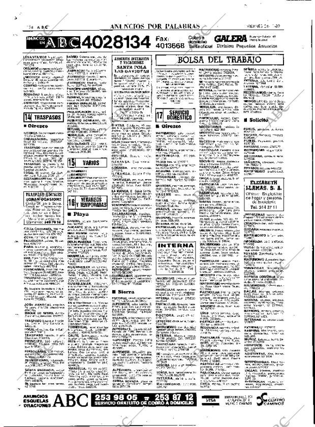 ABC MADRID 24-11-1989 página 124