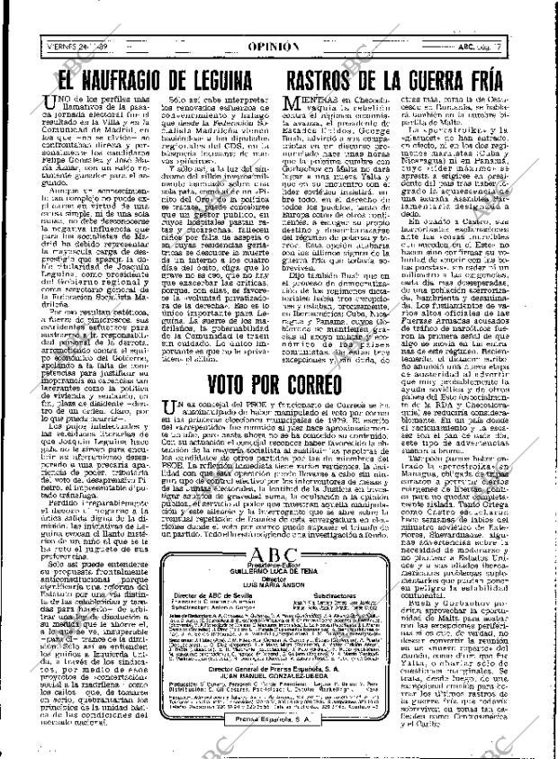 ABC MADRID 24-11-1989 página 17