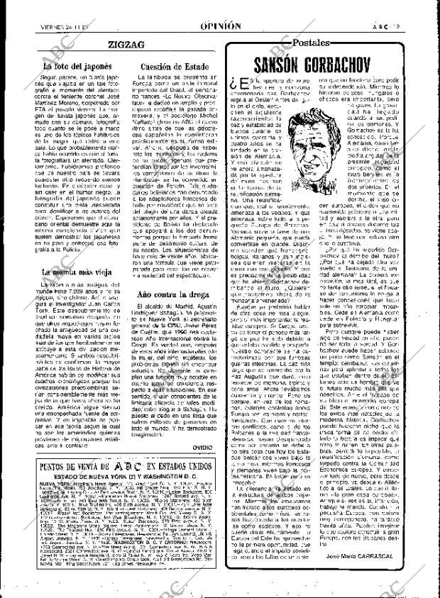 ABC MADRID 24-11-1989 página 19