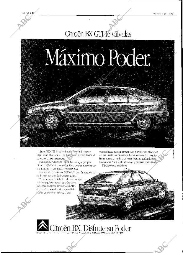 ABC MADRID 24-11-1989 página 24