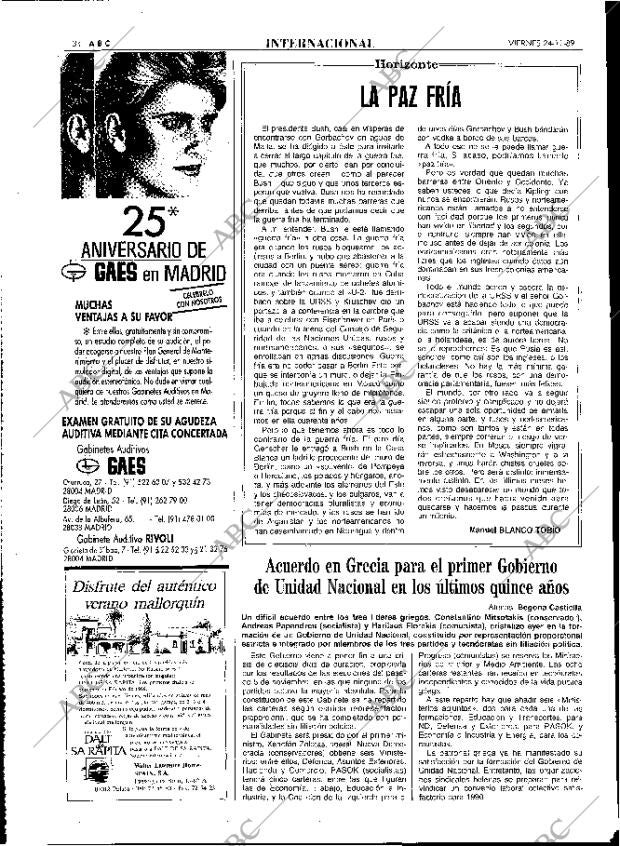 ABC MADRID 24-11-1989 página 34