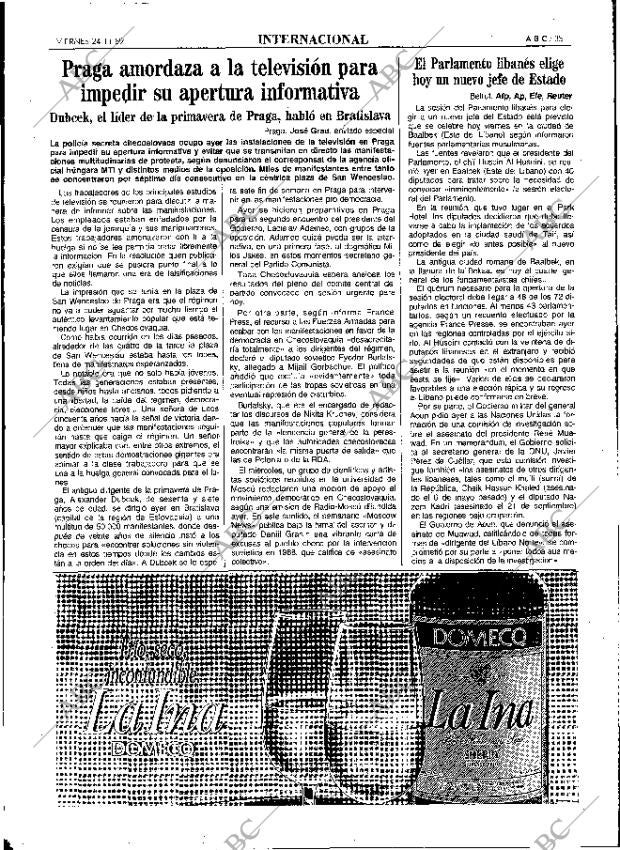 ABC MADRID 24-11-1989 página 35