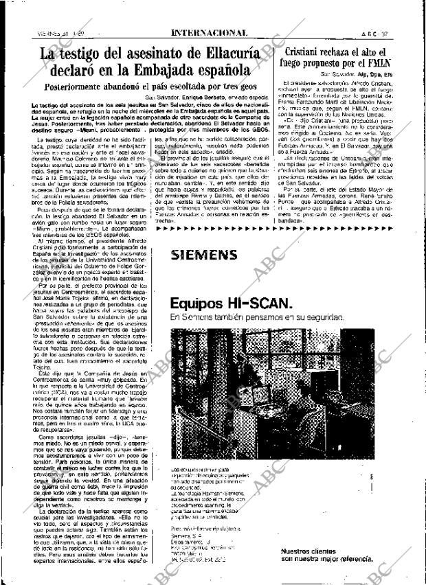 ABC MADRID 24-11-1989 página 37