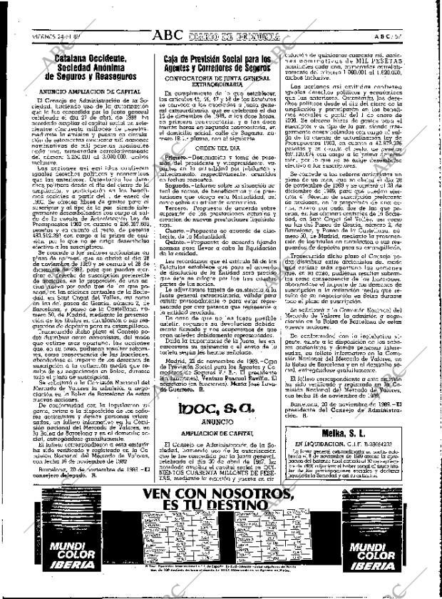 ABC MADRID 24-11-1989 página 57