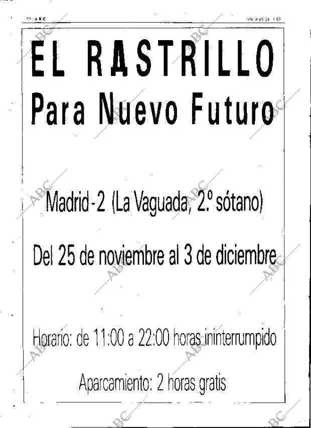 ABC MADRID 24-11-1989 página 70