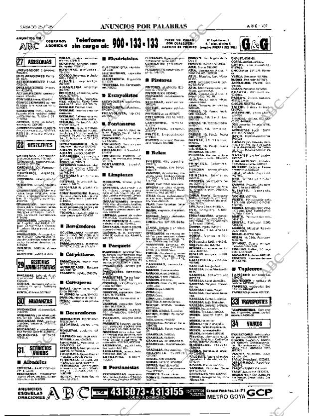 ABC MADRID 25-11-1989 página 107