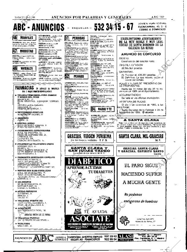 ABC MADRID 25-11-1989 página 109