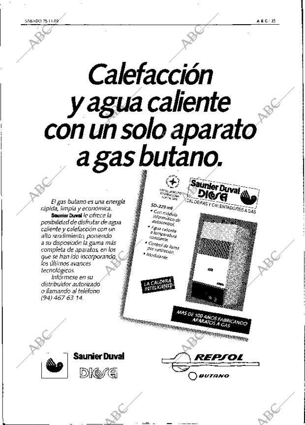 ABC MADRID 25-11-1989 página 35
