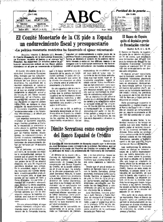 ABC MADRID 25-11-1989 página 69