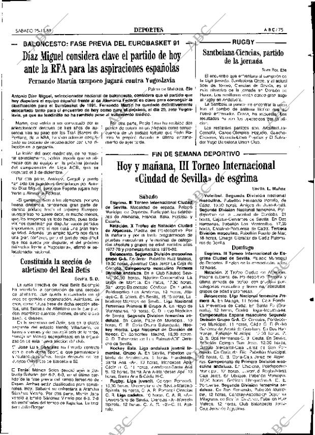ABC SEVILLA 25-11-1989 página 83
