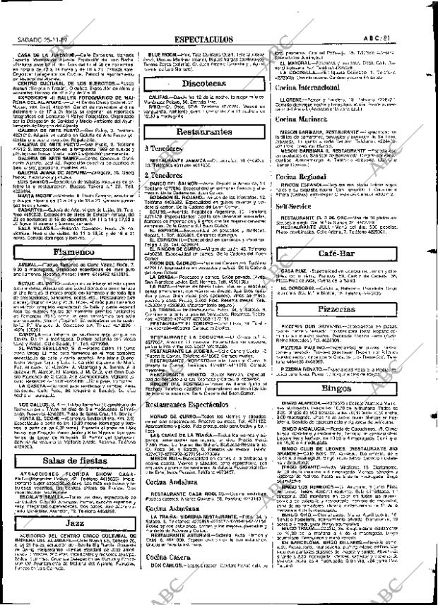 ABC SEVILLA 25-11-1989 página 89