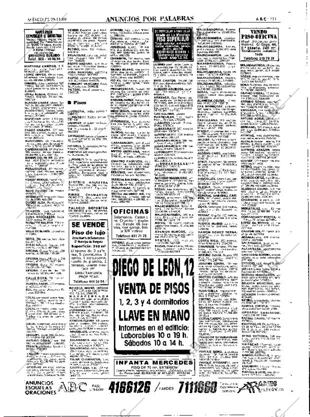 ABC MADRID 29-11-1989 página 111