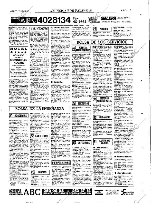 ABC MADRID 29-11-1989 página 117
