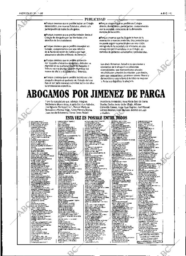 ABC MADRID 29-11-1989 página 45