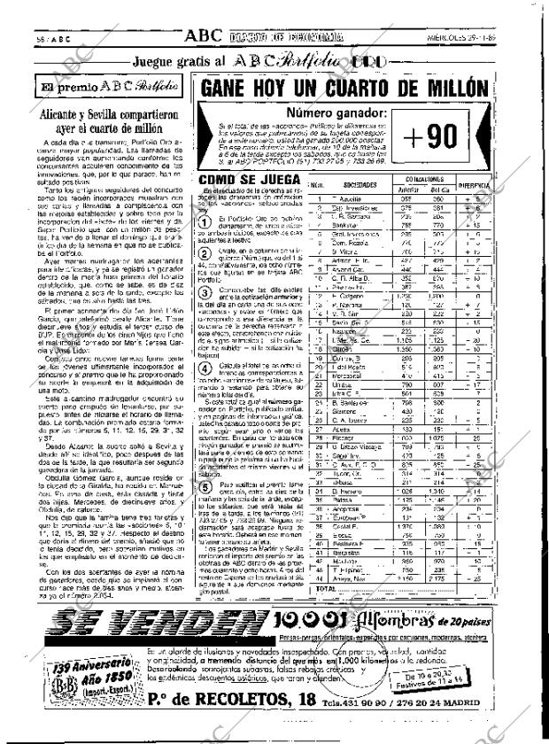 ABC MADRID 29-11-1989 página 58