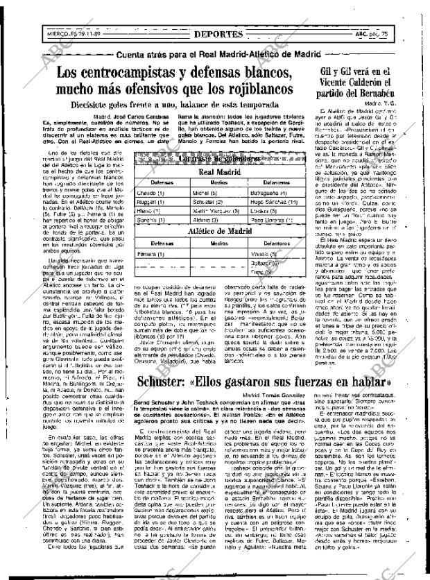 ABC MADRID 29-11-1989 página 75