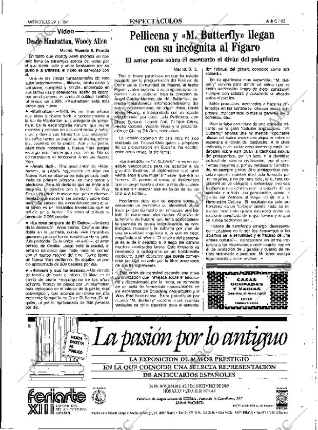 ABC MADRID 29-11-1989 página 83