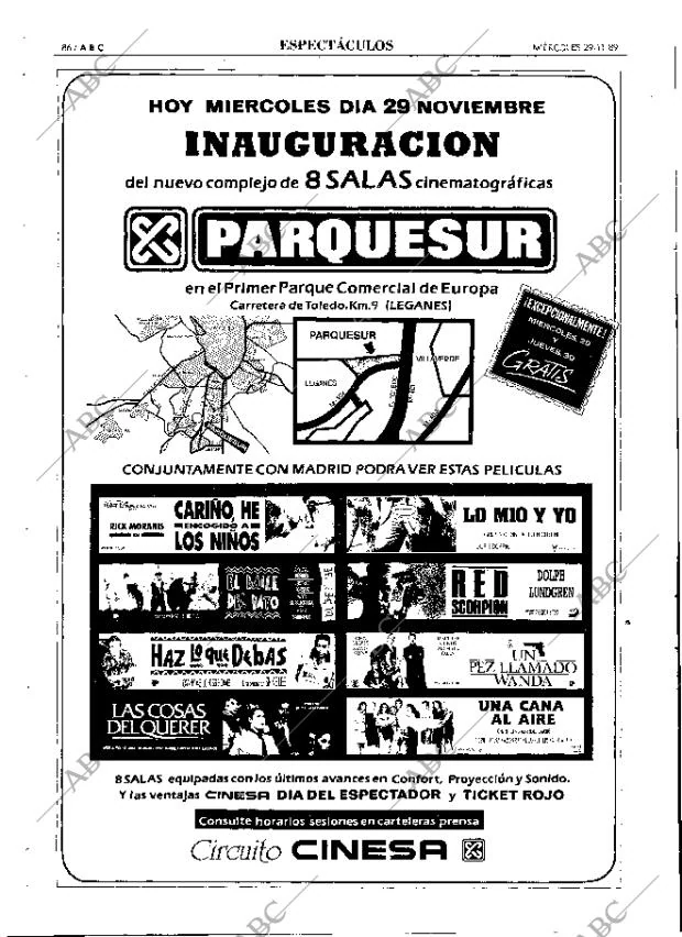 ABC MADRID 29-11-1989 página 86
