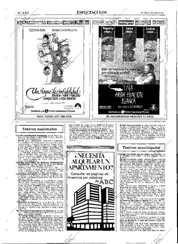 ABC MADRID 29-11-1989 página 88