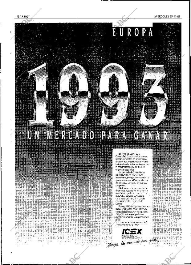 ABC SEVILLA 29-11-1989 página 18