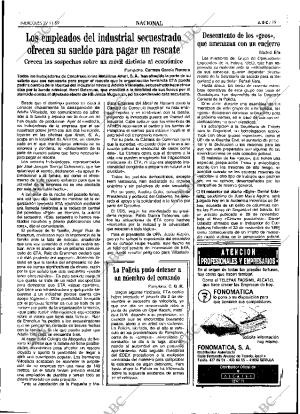 ABC SEVILLA 29-11-1989 página 19