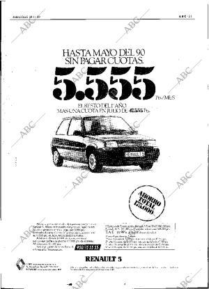 ABC SEVILLA 29-11-1989 página 21