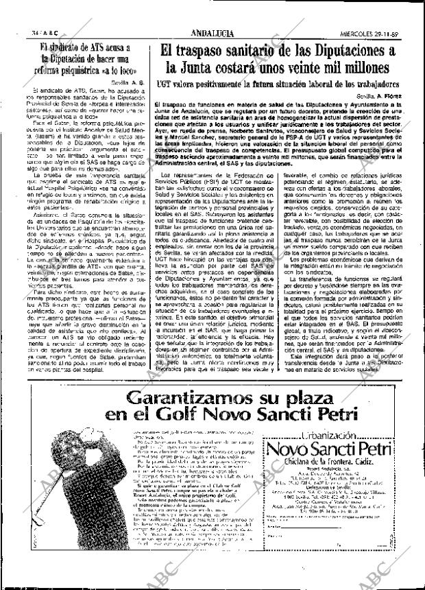 ABC SEVILLA 29-11-1989 página 34